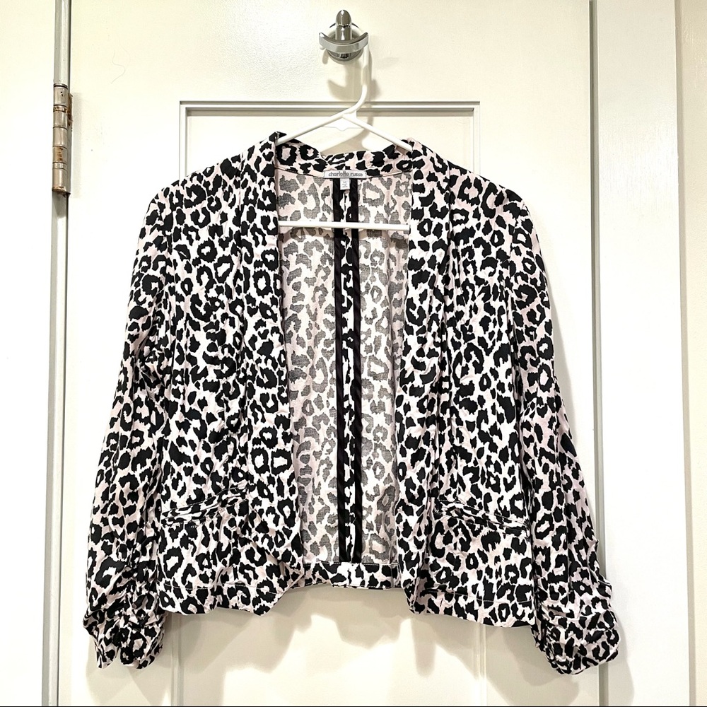 SALE! Leopard Blazer Jacket
